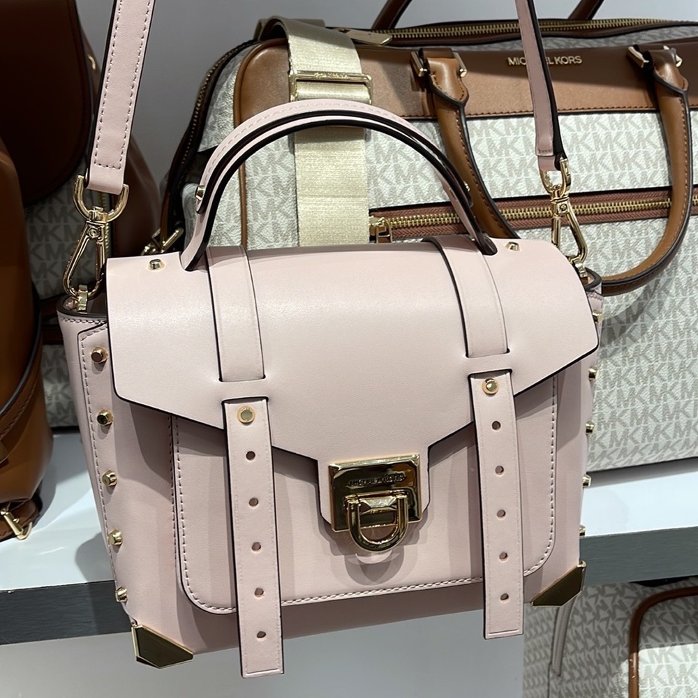 MICHAEL KORS MANHATTAN MEDIUM TOP HANDLE SCHOOL SATCHEL CROSSBODY BAG 
NWT - Picture 4 of 16
